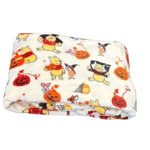 The Big One Disney Halloween Winnie The Pooh Throw Blanket Oversized 5'x6' NEW